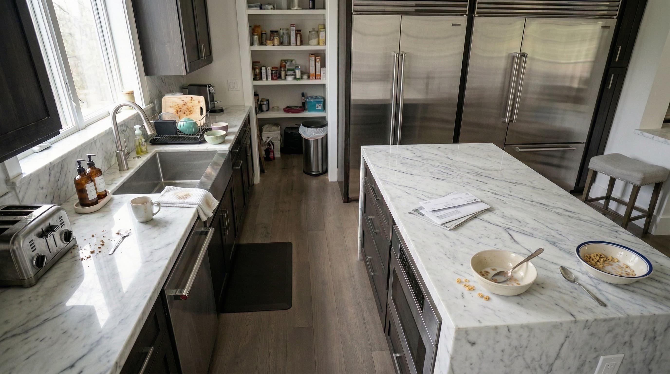 Before: Cleaning results in Paris, ON